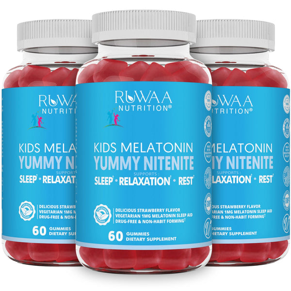 Yummy Nitenite - Kids Melatonin 1mg Sleep Aid Gummies - 180ct